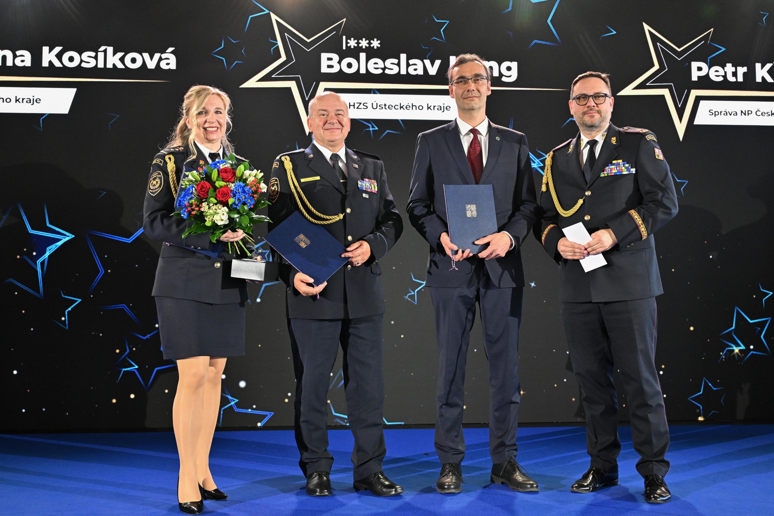 Předání ocenění Hasič roku 2025. Foto: HZS ČR