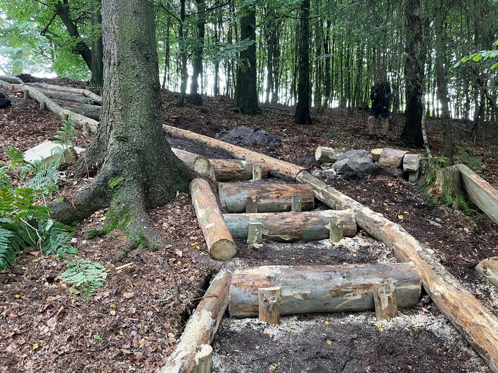 Na české straně hranice vytvoření trasy vyžaduje vetší terénní úpravy. Foto: Nadja Rademacher