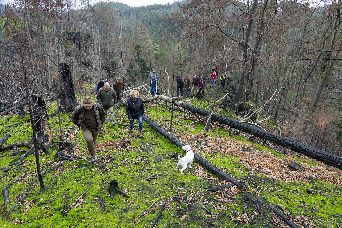 Pochůzka se starosty. Foto: Václav Sojka