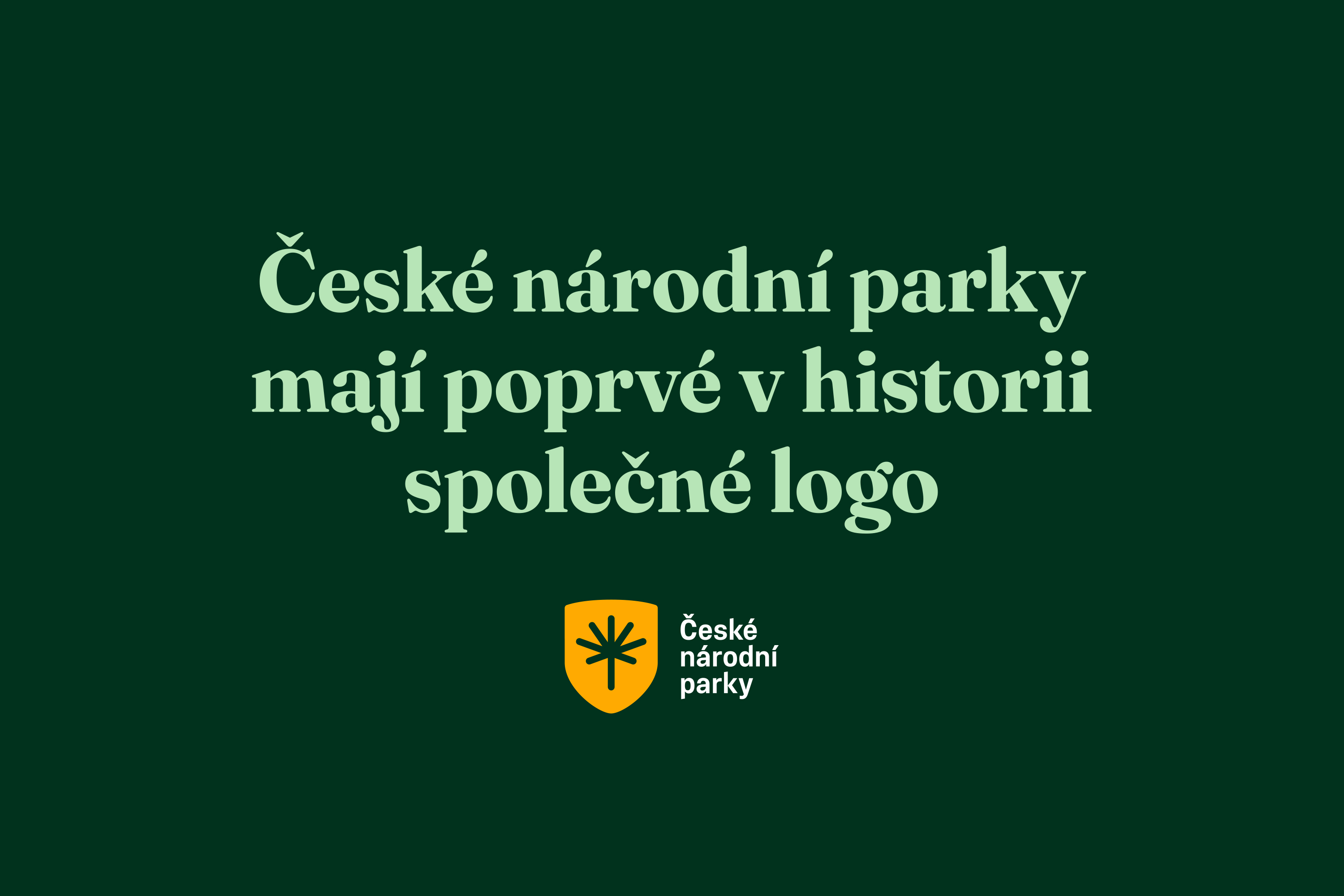 Společné logo českých národních parků. Autor: studiospolu