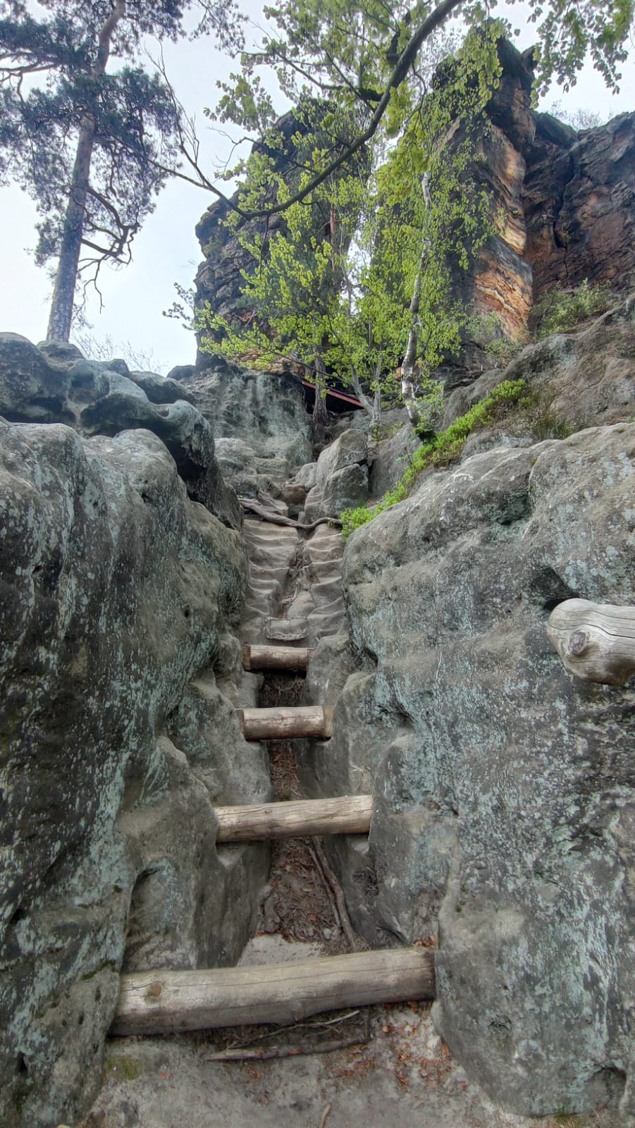 Původní přístup k Rudolfovu kameni. Foto: Miroslav Rohlík