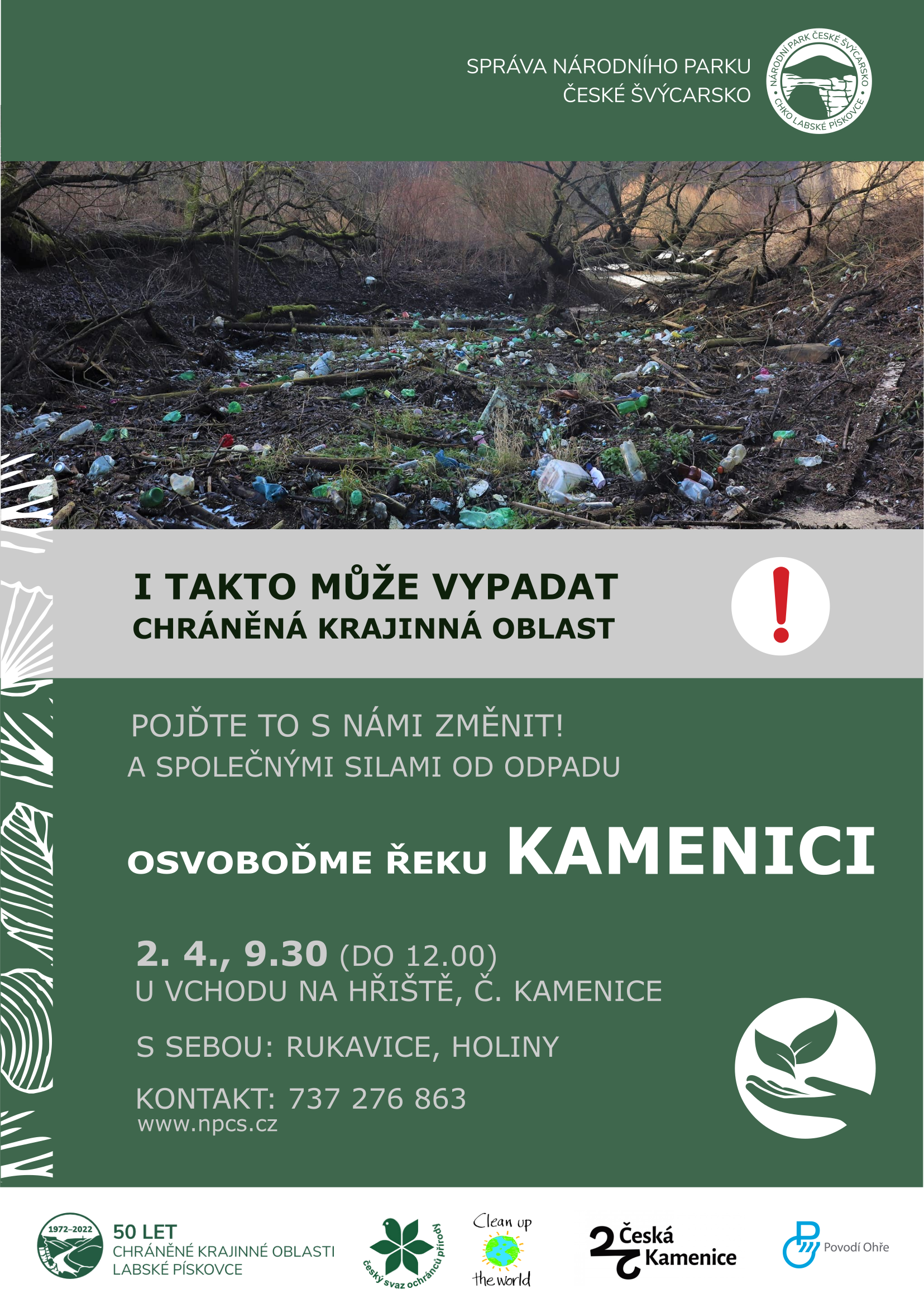 plakátek úklidové akce
