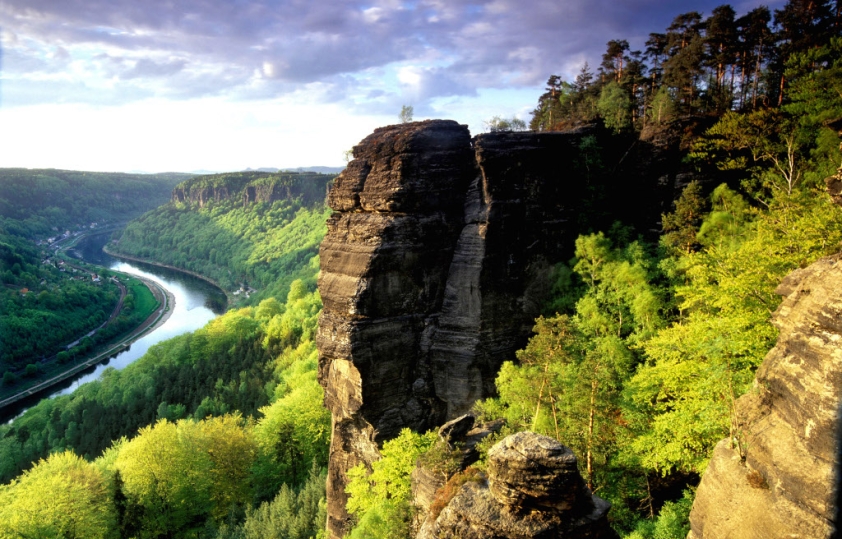 Kaňon Labe v Chráněné krajinné oblasti Labské pískovce. Foto: Archív Správy NP ČŠ