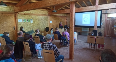 Přednáška o nártounech v Plšíkově učebně
