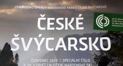 Část titulní stránky jubilejního Zpravodaje České Švýcarsko