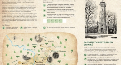 Ukázka pracovního listu ke hře Putování krajinou pískovcových skal