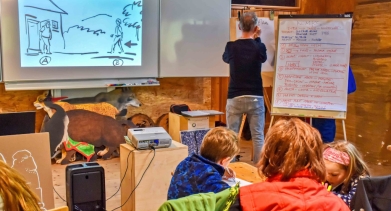 Seminář Jak se tvoří komiks. Foto: Rostislav Křivánek