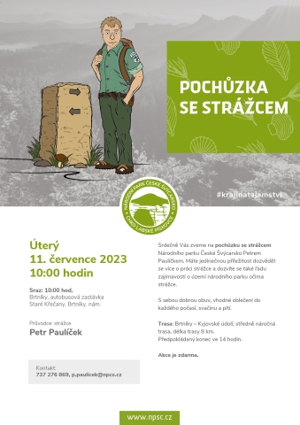 POCHŮZKA SE STRÁŽCEM 11.7. 2023